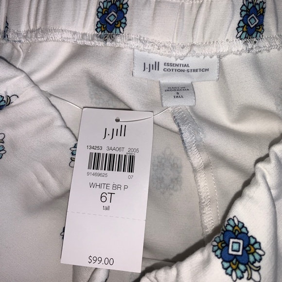 J Jill Pull On Pants Size 6 Tall NWT - Picture 2 of 4
